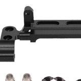 Maxbell RC Servo Mount Replace Metal Servo Fixing Mount for MN99S MN78 1:12 Scale RC Black