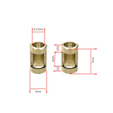 Maxbell 1/12 RC Car Drive Shaft Transmission Joint for MN78 MN168 Remote Control Car silver