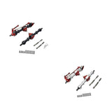 Maxbell RC Front Rear Axle Upgrade Part RC Car Part for LC79 1/12 Scale RC Hobby Car black