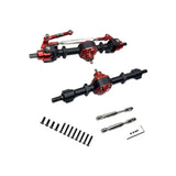 Maxbell RC Front Rear Axle Upgrade Part RC Car Part for LC79 1/12 Scale RC Hobby Car black