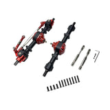 Maxbell RC Front Rear Axle Upgrade Part RC Car Part for LC79 1/12 Scale RC Hobby Car black