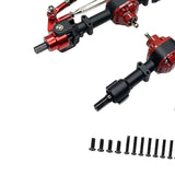 Maxbell RC Front Rear Axle Upgrade Part RC Car Part for LC79 1/12 Scale RC Hobby Car black