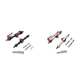 Maxbell RC Front Rear Axle Upgrade Part RC Car Part for LC79 1/12 Scale RC Hobby Car black