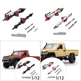 Maxbell RC Front Rear Axle Upgrade Part RC Car Part for LC79 1/12 Scale RC Hobby Car black