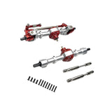 Maxbell RC Front Rear Axle Upgrade Part RC Car Part for LC79 1/12 Scale RC Hobby Car argent