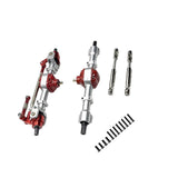 Maxbell RC Front Rear Axle Upgrade Part RC Car Part for LC79 1/12 Scale RC Hobby Car argent