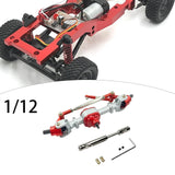 Maxbell RC Metal Axle Replacement RC Car Accessory for MN78 1/12 RC Car Modification argent front axle