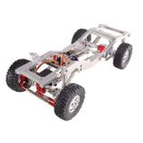 Maxbell RC Metal Shock Absorber DIY RC Car Pull Rod Kits for MN82 MN78 1:12 Scale RC red