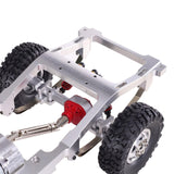 Maxbell RC Metal Shock Absorber DIY RC Car Pull Rod Kits for MN82 MN78 1:12 Scale RC red