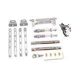 Maxbell RC Metal Shock Absorber DIY RC Car Pull Rod Kits for MN82 MN78 1:12 Scale RC silver