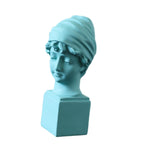 Maxbell Nordic Art Statue Art Ornament Sculpture for Countertop Furnishings Entryway blue