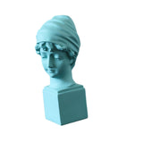 Maxbell Nordic Art Statue Art Ornament Sculpture for Countertop Furnishings Entryway blue