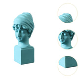Maxbell Nordic Art Statue Art Ornament Sculpture for Countertop Furnishings Entryway blue