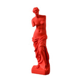 Maxbell Nordic Art Statue Art Ornament Sculpture for Countertop Furnishings Entryway red