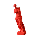Maxbell Nordic Art Statue Art Ornament Sculpture for Countertop Furnishings Entryway red