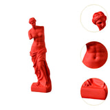 Maxbell Nordic Art Statue Art Ornament Sculpture for Countertop Furnishings Entryway red