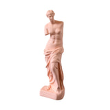 Maxbell Nordic Art Statue Art Ornament Sculpture for Countertop Furnishings Entryway pink