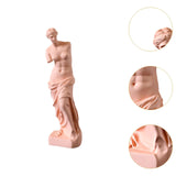 Maxbell Nordic Art Statue Art Ornament Sculpture for Countertop Furnishings Entryway pink