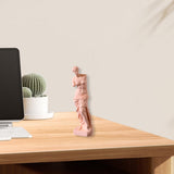 Maxbell Nordic Art Statue Art Ornament Sculpture for Countertop Furnishings Entryway pink