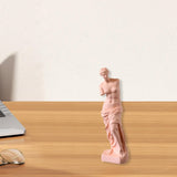 Maxbell Nordic Art Statue Art Ornament Sculpture for Countertop Furnishings Entryway pink