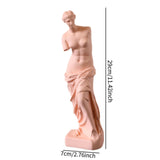 Maxbell Nordic Art Statue Art Ornament Sculpture for Countertop Furnishings Entryway pink