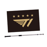 Maxbell Ti Esports Flag Gaming Event Fan Banner Multipurpose Background Support Flag 240cmx160cm