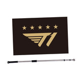 Maxbell Ti Esports Flag Gaming Event Fan Banner Multipurpose Background Support Flag 240cmx160cm
