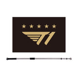 Maxbell Ti Esports Flag Gaming Event Fan Banner Multipurpose Background Support Flag 240cmx160cm