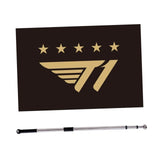 Maxbell Ti Esports Flag Gaming Event Fan Banner Multipurpose Background Support Flag 192cmx128cm