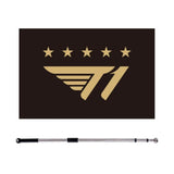 Maxbell Ti Esports Flag Gaming Event Fan Banner Multipurpose Background Support Flag 192cmx128cm