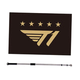 Maxbell Ti Esports Flag Gaming Event Fan Banner Multipurpose Background Support Flag 192cmx128cm