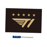 Maxbell Ti Esports Flag Gaming Event Fan Banner Multipurpose Background Support Flag 96cmx64cm