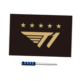 Maxbell Ti Esports Flag Gaming Event Fan Banner Multipurpose Background Support Flag 96cmx64cm