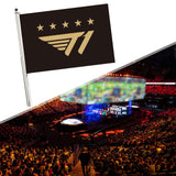 Maxbell Ti Esports Flag Gaming Event Fan Banner Multipurpose Background Support Flag 96cmx64cm