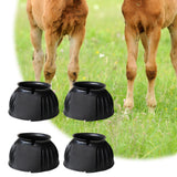 Maxbell 4Pcs Horse Hoof Boot Nonslip Comfortable Multifunction Adjustable Foot Guard M