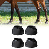Maxbell 4Pcs Horse Hoof Boot Nonslip Comfortable Multifunction Adjustable Foot Guard M