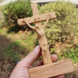Maxbell Jesus Crucifix Crosses Figurine Jesus Crucifix Statue for Cabinet Home