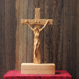 Maxbell Jesus Crucifix Crosses Figurine Jesus Crucifix Statue for Cabinet Home