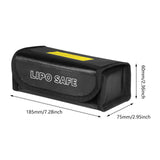 Maxbell Lipo Fireproof Bag Spare Battery Bag PVC Security Bike Battery Storage Guard