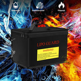 Maxbell Lipo Battery Fireproof Bag PVC Fireproof Spare Battery Bag Lipo Charging Bag Black