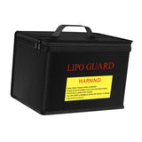 Maxbell Lipo Battery Fireproof Bag PVC Fireproof Spare Battery Bag Lipo Charging Bag Black