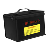 Maxbell Lipo Battery Fireproof Bag PVC Fireproof Spare Battery Bag Lipo Charging Bag Black