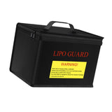 Maxbell Lipo Battery Fireproof Bag PVC Fireproof Spare Battery Bag Lipo Charging Bag Black