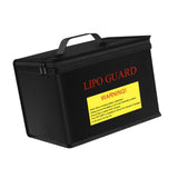 Maxbell Lipo Battery Fireproof Bag PVC Fireproof Spare Battery Bag Lipo Charging Bag Black