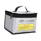 Maxbell Lipo Battery Fireproof Bag PVC Fireproof Spare Battery Bag Lipo Charging Bag Silver