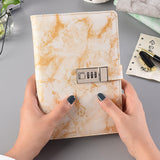 Maxbell Diary with Lock Thick Lock Journal Planner Organizer Daily Journal Boys Kids yellow