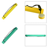Maxbell Extendable Poster Tube Poster Carrying Case for Blueprints Drafting Drawings Yellow