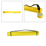 Maxbell Extendable Poster Tube Poster Carrying Case for Blueprints Drafting Drawings Yellow