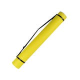 Maxbell Extendable Poster Tube Poster Carrying Case for Blueprints Drafting Drawings Yellow