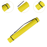 Maxbell Extendable Poster Tube Poster Carrying Case for Blueprints Drafting Drawings Yellow